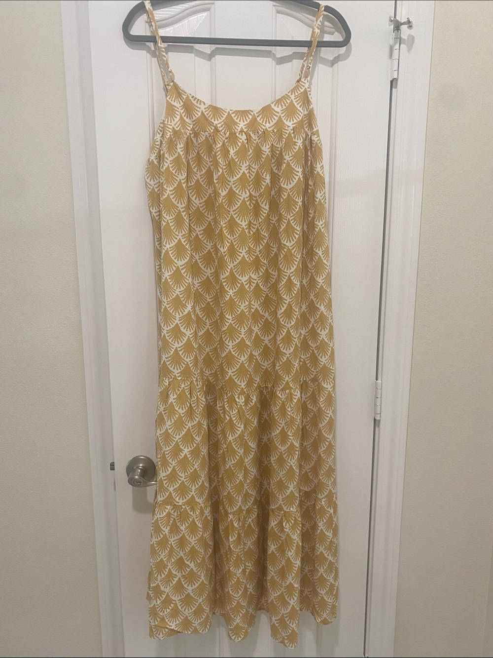 Indigo Rose Mustard Colored Maxi Sun Dress MuuMuu Size 2X NWT